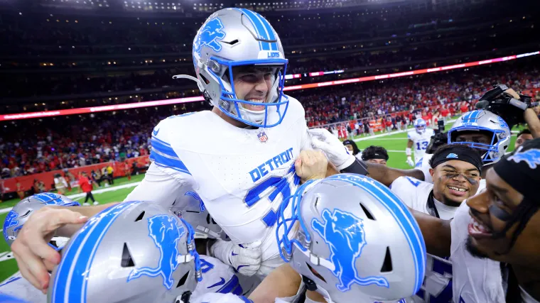 Jake Bates looking better than ever at Detroit Lions’ training camp