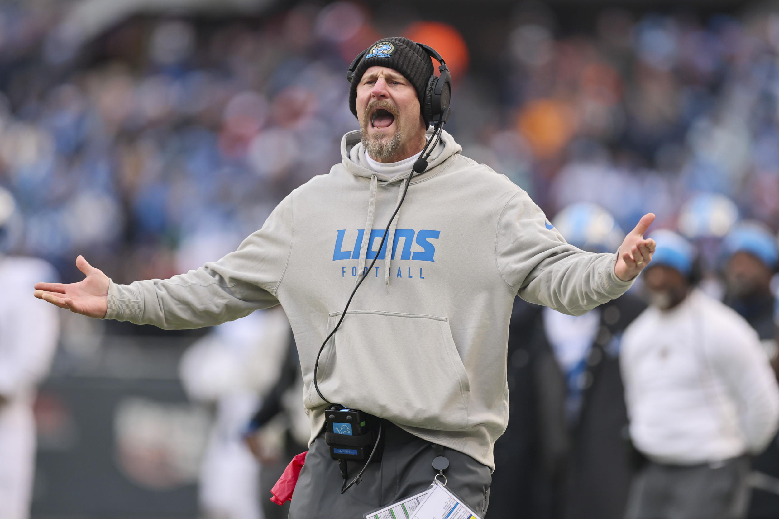 Lions’ Dan Campbell Threatens to Cut Players Over HoF Game Disaster